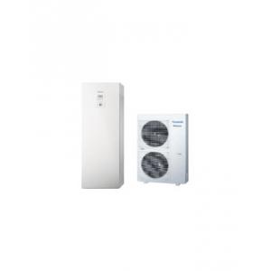 Panasonic AQUAREA All-in One T-CAP szett, osztott levegő-víz hőszivattyú 12 kW, 1 fázisú, 6kW kiegészítő fűtőbetéttel, 200l HMV, COMPACT 600X600mm beltérivel.