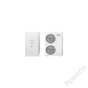Panasonic AQUAREA All-in One T-CAP szett, osztott levegő-víz hőszivattyú 9 kW, 1 fázisú, 6kW kiegészítő fűtőbetéttel, 200l HMV, COMPACT 600X600mm beltérivel