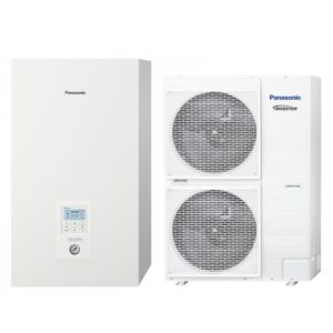 Panasonic AQUAREA "H" Generáció High Performance szett, osztott levegő-víz hőszivattyú 16 kW, 3 fázisú, 9kW kiegészítő fűtőbetéttel,